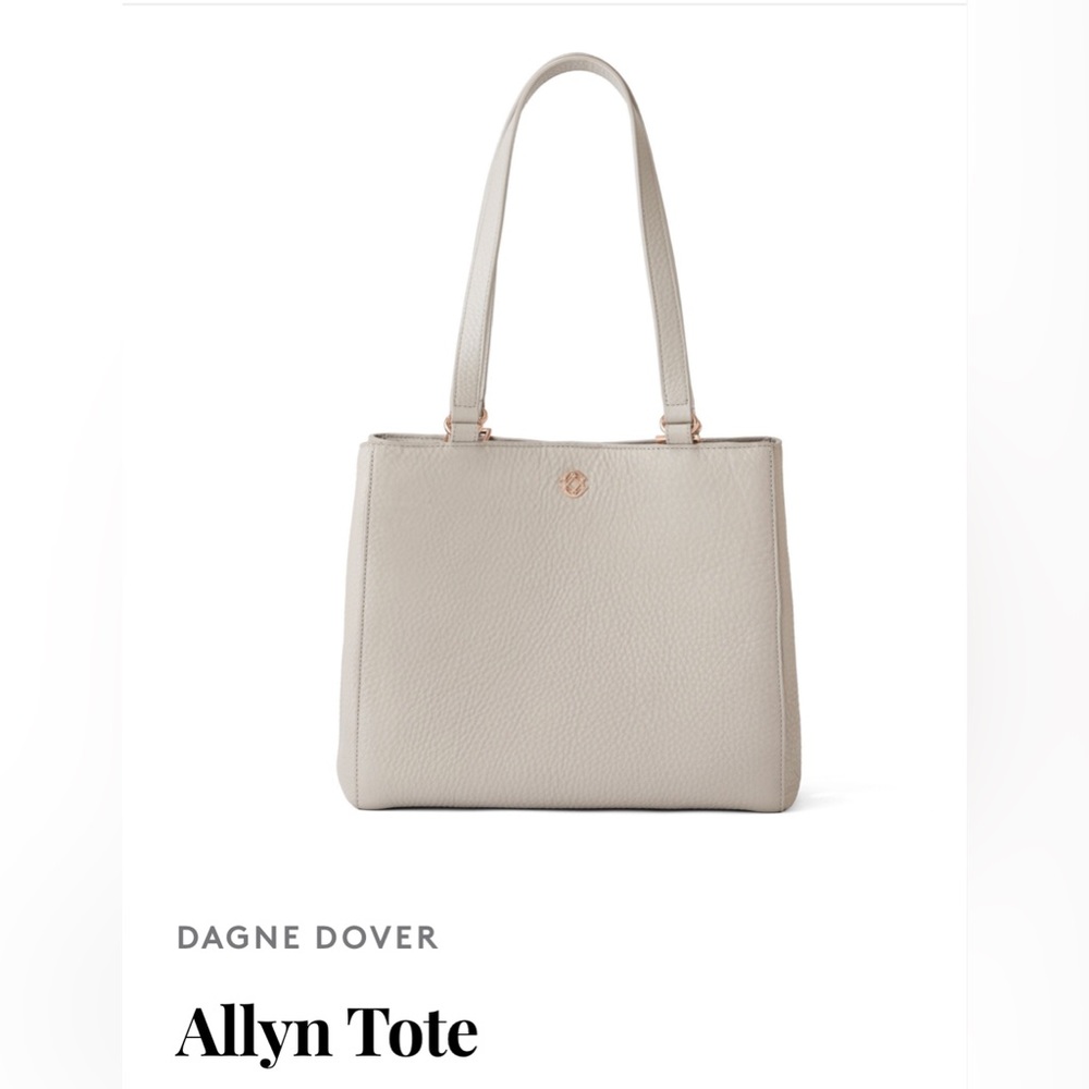 Dagne Dover allyn tote medium color bone